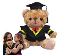 Graduation Bear, Class of 2025 Grad Stuffed Animal, Cute Bears Plush with String Light, College High School Graduation Gift with Led Lights, Ideal for Special Celebrations, 28cm