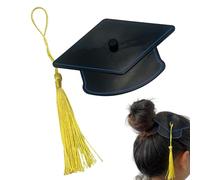 Graduation Cap Hair Clip - Anti-Tilt Stable Hair Claw with Tassel, Mini Graduation Hat Barrette, Snag-Free Ceremony & Party Accessory | for Women & Grads