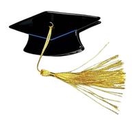 Graduation Cap Hair Clip - PP 6x6x3.5cm | Graduation Party Hair Claw Clip | Cute Tassel Haïr Accesorios para estudiantes Mujeres Niñas Escuela Photoshoot Ceremony Role Play Use