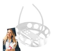 Graduation Cap Headband Insert - Anti-Slip Secure Fix | Graduation Cap Stabilizer Tool | For Graduation Ceremony New Old Styles, Comfortable Adjustable Easy Install Protects Hairstyle Men Women