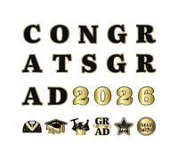 Graduation Car Decorations, Magnetic Party Decor Set, 22-Pieces Strong Reusable Magnets, Decorations for Car Cruise and Celebration, Party Decor, Magnets for Class Fridge Mailbox Ship Home