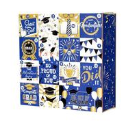 Graduation Countdown Box, 30x30x7cm, 16 Day Inner Box Design, Paper Material Construction, Surprise Gift, Ceremony Prep, Milestone Tracking, Events