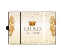 Graduation Guest Book, Class of 2025 Sign-In Book, Keepsake Memory Album, Hardcover Autograph, Party Celebration Supplies, 12.06x8.87 Inches, High School & College Grads