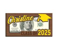 Graduation Money Holder 2025, Graduates Wallet 2025 Cash Holders, Exquisite Double Layer Organizer, Elegant & Practical Design, for Teen Kids Family Friends Favor Accessories, amarillo, Se référer au