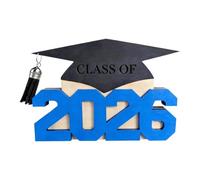 Graduation Money Holder - Class Of 2026 Hat Shaped Wooden Keepsake | Graduation Money Box | for Daughter Son High School College University Student, Creative Pull-Out Card Cash Storage Gift