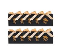 Graduation Snack Bags, 10 Pieces Candy Favors Bags, 4.53x3.94x1.77 inches, Folding Paper Pouches, Keepsakes Wrapping Organizer, Ideal for High School, College, Celebrations