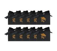 Graduation Snack Bags, 10X Graduation Bag, Candy Favor Holders, Foldable Organizer Pouches, Gift Wrapping Decoration For High School College, Celebration Supplies