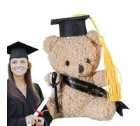 Graduation TedďyBéar - 13cm Stuffed Animals Plush | Graduation Plush Tedďywith Cap PP Cotton Soft Doll Gift Toy for Kids Students Bachelor Doctor GraduationKeepsake