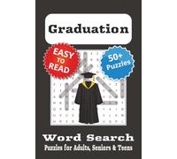 Graduation Word Search Puzzle Book: Graduation Themed Word Searches With Easy to Read Print | 6x9 inches, 110 pages | 50+ Puzzles