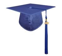GraduationMall 2025 Birrete Graduacion para Niños Gorro de Graduacion Sombrero de Graduación Fiesta Preescolar Azul Real