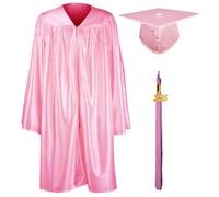 GraduationMall Mall Kindergarten & Preschool Graduation Gown Cap con 2025 Tassel Pink 36 (4'3 """"-4'5 """")