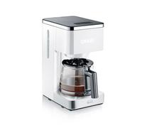 Graef Cafetera de filtro FK401EU, 10 tazas (1,25 l), jarra de cristal, blanco
