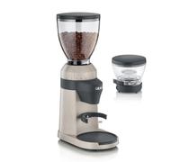 GRAEF EliteGrindX CM8011 Molinillo Café Eléctrico 128W, 350g & 75g, Molino Cónico Inox, 40 Niveles, LED, Portafiltro, Arena Sumergida