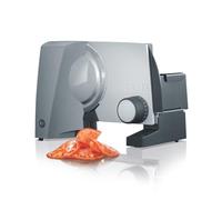 GRAEF G50 - Cortafiambres eléctrico, 170 W, cuchilla Ø170 mm, corte 0-20 mm, compacto, seguro infantil, fabricado en Alemania, gris