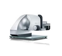 GRAEF Master M90 - Cortafiambres eléctrico, 170 W, cuchilla Ø170 mm, inclinable 30°, metálico, corte fino 0-20 mm, Made in Germany, plata