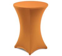 Gräfenstayn® Diana Funda elástica para Mesa Alta de pie - para un diámetro de Mesa de Ø60 cm • Ø70 cm • Ø80 cm - Öko-Tex Standard 100 (Naranja, Ø 80)