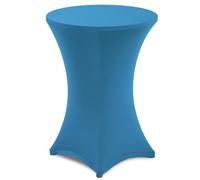 Gräfenstayn® Diana Funda elástica para Mesa Alta de pie - para un diámetro de Mesa de Ø60 cm • Ø70 cm • Ø80 cm - Öko-Tex Standard 100 (Turquesa, Ø 80)