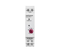 Grässlin 18.18.0013.1 turnus 501 A interruptor crepuscular DIN 1 módulo | Montaje carril DIN, sensor de luz externo de pared, 1 canal, 1 módulo DIN, 2-2000 lx, retardo 20/80 s, sensor IP55, 230 V
