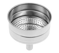 GRÄWE Embudo para cafetera espresso inoxidable, 4 tazas, repuesto original N°3200, acero 18/0, 5.5 cm x 6 cm