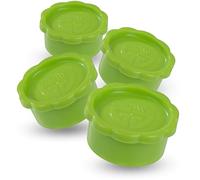 GRÄWE Juego de 4 tapas para botellas de cristal Sodastream, color verde, tapas de repuesto para pingüino y cristal