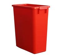 GRAF colector de residuos 60 l de plástico rojo L555xB285xH590mm