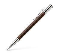 Graf von Faber-Castell 135533 Portaminas Línea Clásica, Grenadilla | Elegante mango de madera de granadillo con piezas metálicas platinadas, grado de dureza B