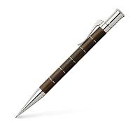 Graf von Faber-Castell 135811 Portaminas Anello, Grenadilla | Mango de madera de granadillo con anillos platinados, grado de dureza B