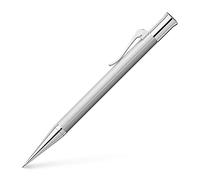 Graf von Faber-Castell 136534 Portaminas Guilloche, bañado en rodio | Cuerpo metálico guilloché con piezas metálicas rodiadas y grado de dureza B
