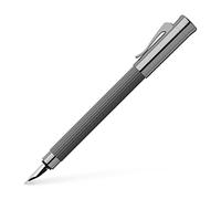 Graf von Faber-Castell 141780 Estilográfica Tamitio, Gris Piedra M | Pluma de acero inoxidable rodiada y piezas metálicas recubiertas de rutenio