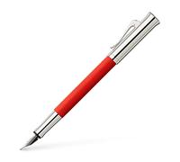 Graf von Faber-Castell 145291 Estilográfica Guilloche, india red F