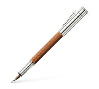 Graf von Faber-Castell 145541 Estilográfica Línea Clásica, Pernambuco F | Cuerpo de madera de Pernambuco con plumín de oro bicolor de 18 quilates y piezas metálicas platinadas