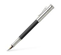 Graf von Faber-Castell 145553 - Pluma estilográfica (madera de ébano, plumín ancho), color negro