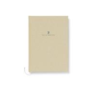 Graf von Faber-Castell - Cuaderno con tapa de lino, marrón dorado, DIN A5
