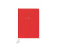 Graf von Faber-Castell - Cuaderno con tapa de lino, rojo India, DIN A5