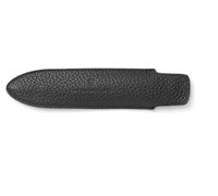 Graf von Faber Castell - Estuche Cashmere corto, 1 bolígrafo, negro | De piel de becerro italiana para 1 artículo de escritura, con estuche de regalo