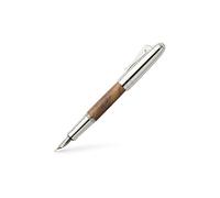 Faber-Castell Graf von 156380 - Estilográfica Magnum en Madera de Nogal - Trazo M
