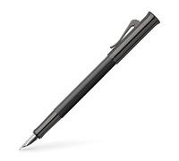 Graf von Faber-Castell Guilloche Black Edition 145312 - Pluma estilográfica (plumín EF, con envoltorio de regalo y convertidor)