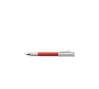 Graf von Faber-Castell 145291 Estilográfica Guilloche, india red F