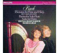 Grafenauer,I. - Bach:3 Sonatas for Flute &Harp