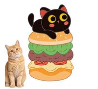 Graffiatoio per gatti da parete | Auto-adesivo flessibile divertente | tappetino da graffio per gatti decorazione murale carina,per arrampicata interna animali domestici protezione mobili casa