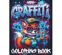 Graffiti Animal Art Coloring Book: Street Style Creatures in Hoodies and Caps - Fun Urban Coloring Pages for Teens and Adults