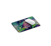 Graffiti Anime Mouse Pad Glass (11.8 x 9.8 inches) XL Non slip Base - Smooth Surface with Matte Finish - Office MousePad/Gaming Portable Tempered Glass MousePad (Q)