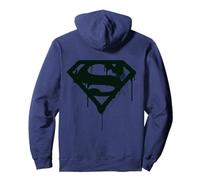 Graffiti apocalíptico con el Logotipo de DC Superman Sudadera con Capucha