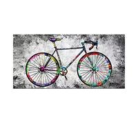 Graffiti Art Bicycle Canvas Paintings Print Abstract Bike Posters Large Home Wall Art Decoration Picture for House Decor 80x160cm sin marco