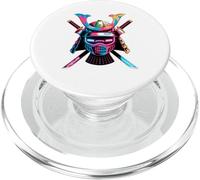 Graffiti Art Casco Guerrero Samurai Japonés PopSockets PopGrip para MagSafe