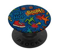 Graffiti Calle Arte Colorido Hip-Hop Urbano o Popping PopSockets PopGrip Adhesivo