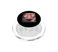 Graffiti Callejero Bulldog inglés My Dog Is My Valentine PopSockets PopGrip para MagSafe