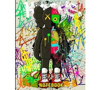 Graffiti Colorful Doodle Kaws Pop Art Style Inspired College Ruled Notebook: Street Art Notebook For Teens ( 8.5 x 11 inches) Blank Lined Notebook Journal- 120 Pages