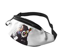 Graffiti DJ Monkey Tinker Colorful Animal Fanny Pack Sport Casual Riñonera para Mujeres Hombres de Moda