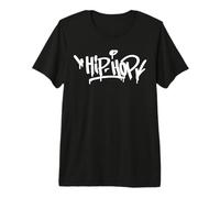 Graffiti Hip Hop Moda Música clásica Baile Hip-Hop Rap Camiseta Premium